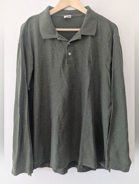 Brooks Brothers Long-Sleeve Polo Shirt - Olive